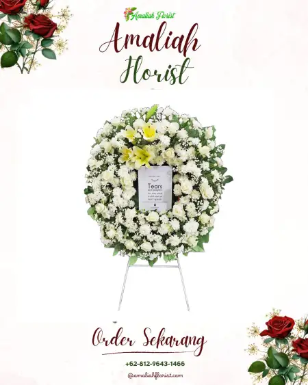 Krans Bunga Duka Senangsari